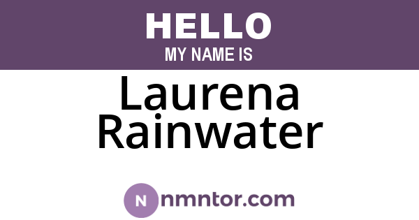 Laurena Rainwater
