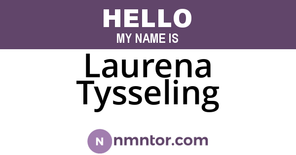 Laurena Tysseling