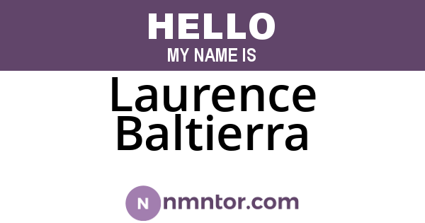 Laurence Baltierra