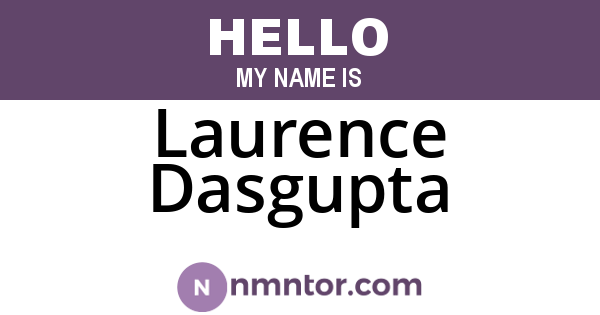 Laurence Dasgupta