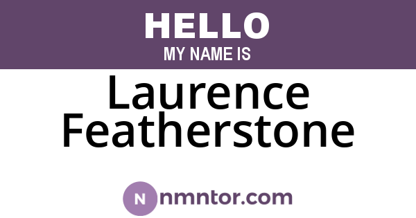 Laurence Featherstone