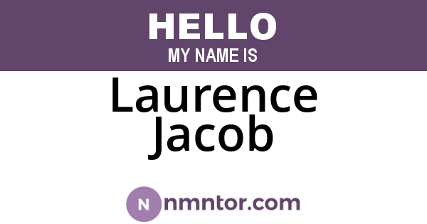 Laurence Jacob