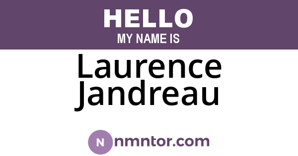 Laurence Jandreau