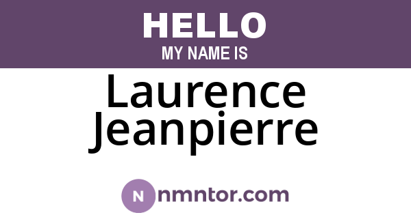 Laurence Jeanpierre