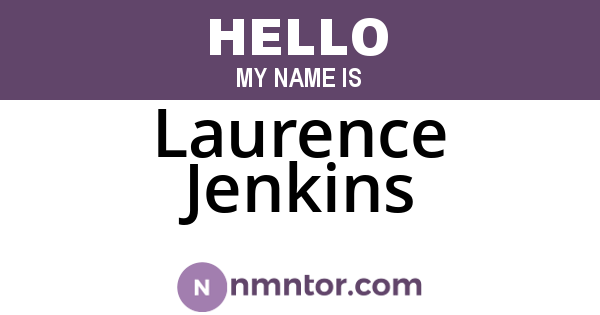 Laurence Jenkins