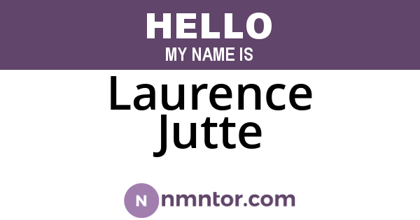 Laurence Jutte