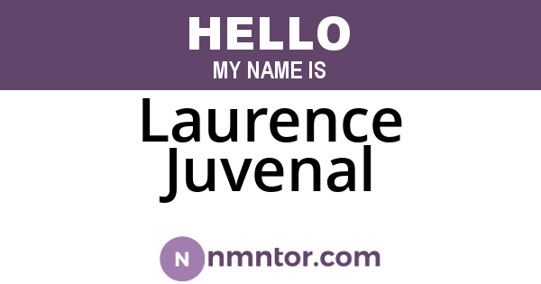Laurence Juvenal