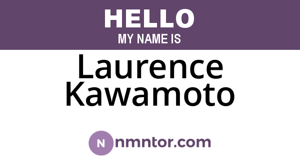 Laurence Kawamoto