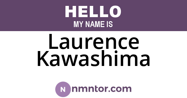 Laurence Kawashima