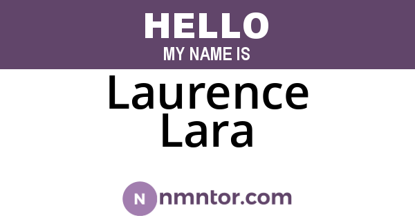 Laurence Lara