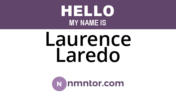 Laurence Laredo