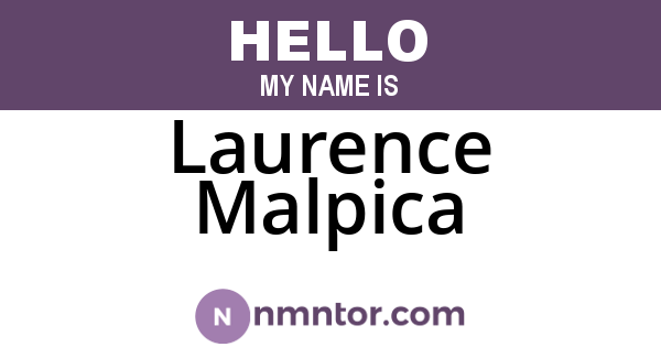 Laurence Malpica