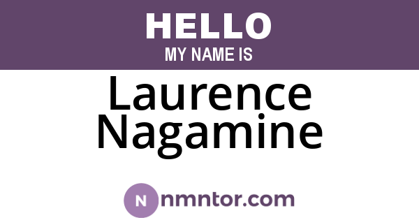 Laurence Nagamine
