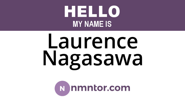 Laurence Nagasawa