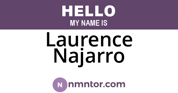 Laurence Najarro