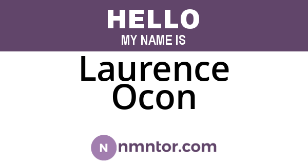Laurence Ocon