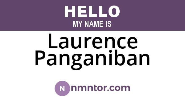 Laurence Panganiban