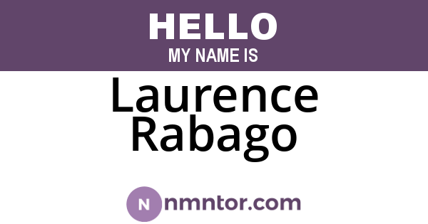 Laurence Rabago