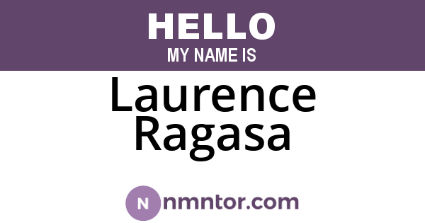 Laurence Ragasa