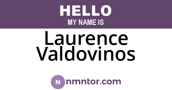 Laurence Valdovinos