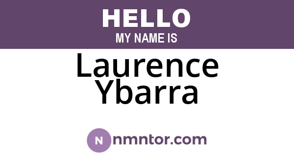 Laurence Ybarra