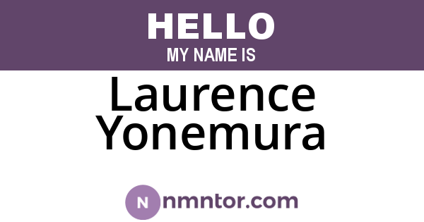 Laurence Yonemura