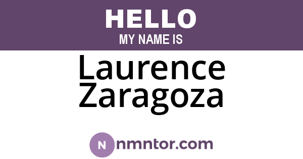 Laurence Zaragoza