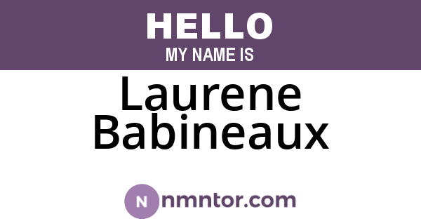 Laurene Babineaux