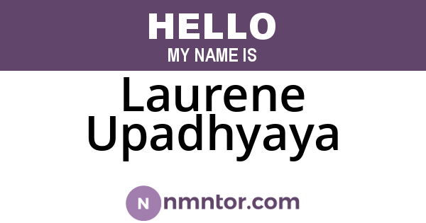 Laurene Upadhyaya