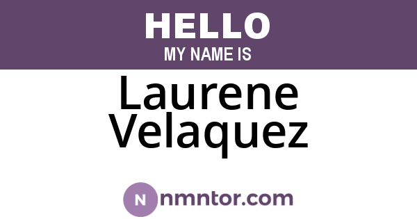Laurene Velaquez