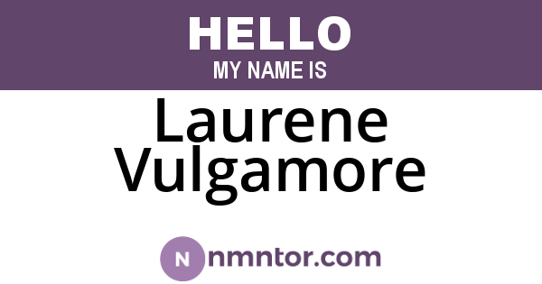 Laurene Vulgamore