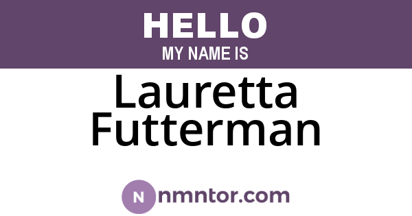Lauretta Futterman