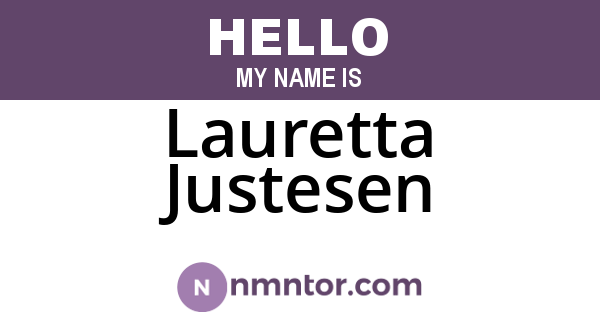 Lauretta Justesen