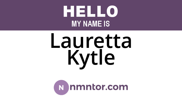 Lauretta Kytle