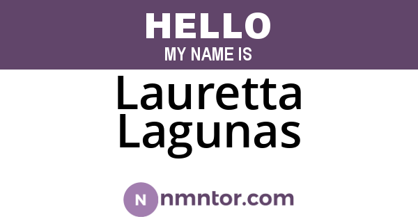 Lauretta Lagunas