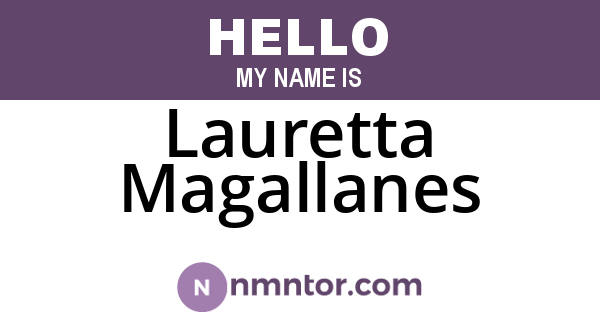 Lauretta Magallanes