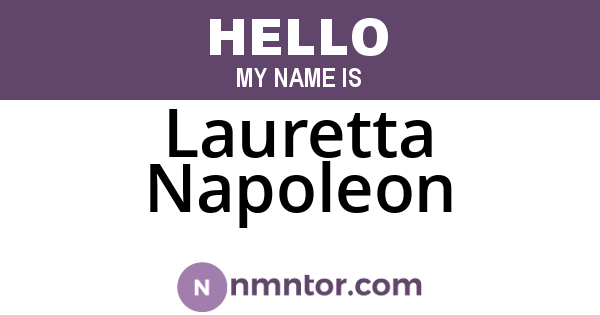 Lauretta Napoleon