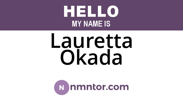 Lauretta Okada
