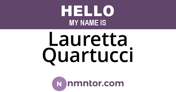 Lauretta Quartucci