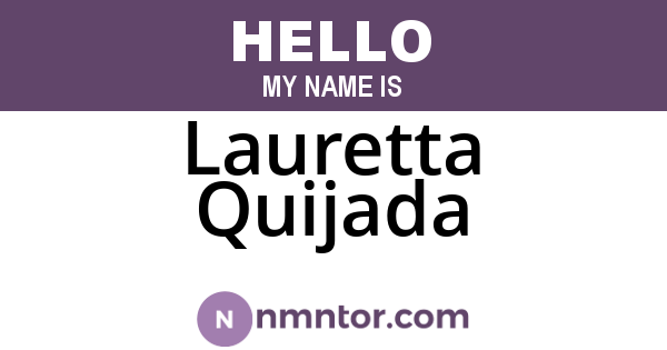 Lauretta Quijada