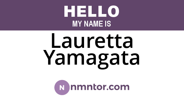 Lauretta Yamagata