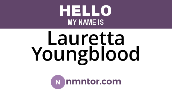 Lauretta Youngblood
