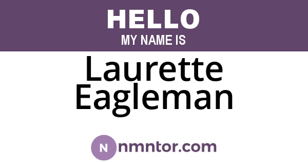 Laurette Eagleman