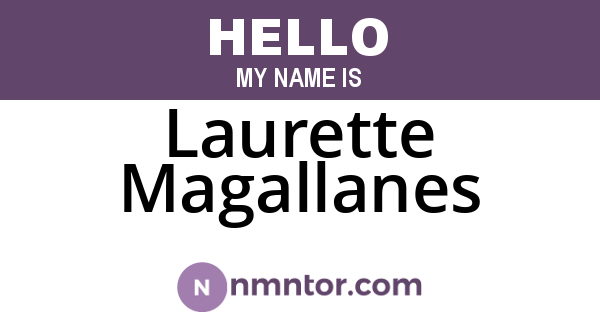 Laurette Magallanes