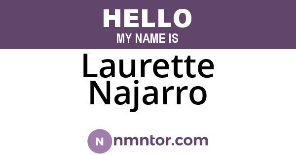 Laurette Najarro