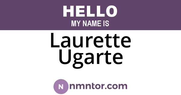 Laurette Ugarte