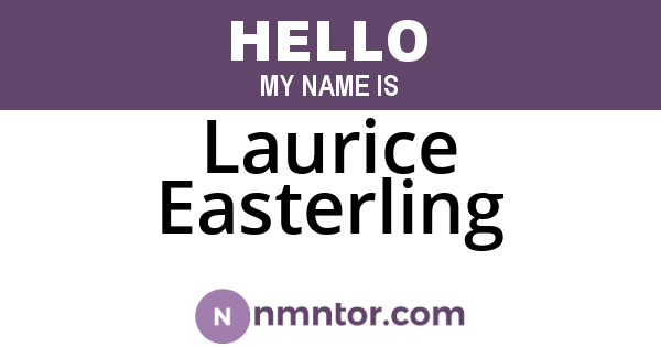 Laurice Easterling