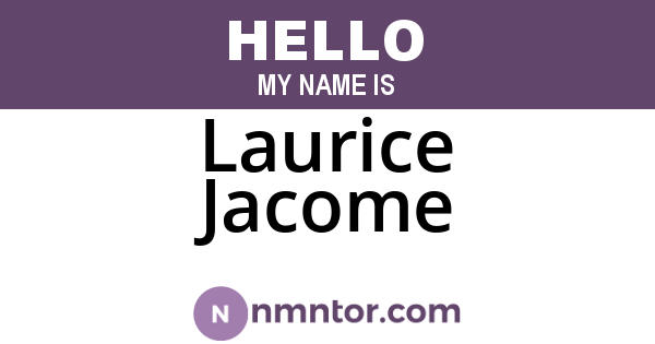 Laurice Jacome