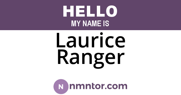 Laurice Ranger