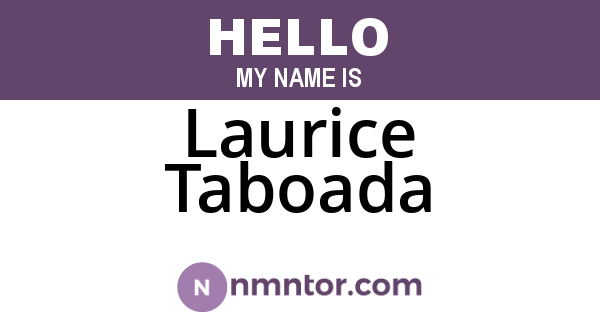 Laurice Taboada